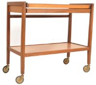 VINTAGE RETRO 20TH CENTURY CIRCA 1970S TEAK WOOD BUTLERS TROLLEY