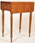 GEORGE III 19TH CENTURY MAHOGANY WORK TABLE