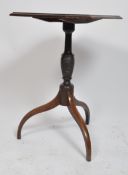 18TH CENTURY GEORGE III MAHOGANY TILT TOP TABLE