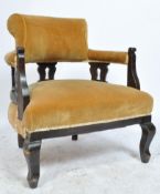 EDWARDIAN SALON CHAIR / TUB CHAIR