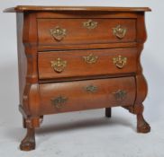 18TH CENTURY REVIVAL STYLE SERPENTINE CHEST OF DRAWERS