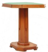 20TH CENTURY ART DECO WALNUT GAMES TABLE