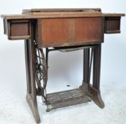 1930’S CAST IRON SINGER SEWING MACHINE TABLE