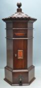 VICTORIAN REPRODUCTION WOODEN POSTBOX OF OCTAGONOL FORM.