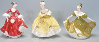 THREE CERAMIC ROYAL DOULTON LADIES