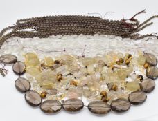 LARGE SELECTION OF QUARTZ & GEMSTONE BEADS