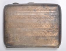 1928 BIRMINGHAM SILVER HALLMARKED CIGARETTE CASE