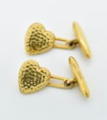 TWO PAIRS OF 9CT GOLD CUFFLINKS