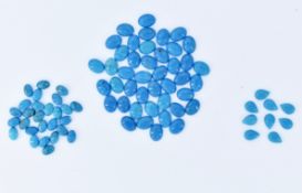 LOOSE GEMSTONES - QUANTITY OF MIXED TURQUOISE