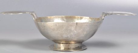 17TH CENTURY SILVER QUAICH BOWL