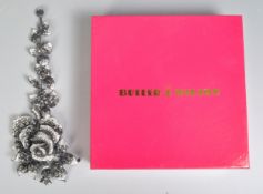 BUTLER & WILSON LARGE ROSE BROOCH