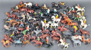 LEAD FIGURES - LARGE COLLECTION OF HORSEBACK FIGURES