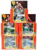 COLLECTION OF VINTAGE POLISTIL 1970S ITALIAN MADE MODEL MOTORCYCLES