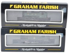 TWO ORIGINAL GRAHAM FARISH N GAUGE MODEL RAILWAY LOCOMOTIVES