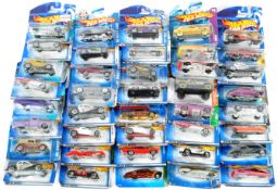 LARGE COLLECTION OF X40 CARDED HOTWHEELS DIECAST MODEL CARS