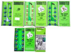 COLLECTION OF X5 ORIGINAL VINTAGE SUBBUTEO FOOTBALL TEAMS