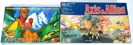TWO BOXED ORIGINAL VINTAGE ADVENTURE BOARD GAMES