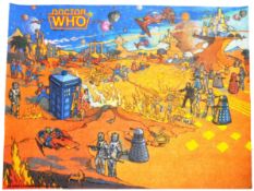 DOCTOR WHO - SCARCE 1984 DR WHO FLOOR RUG - COLIN BAKER