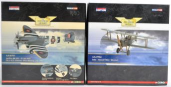 CORGI AVIATION ARCHIVE - TWO BOXED 1/72 & 1/48 SCALE MODELS