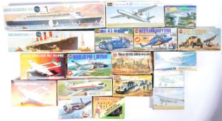 COLLECTION OF X18 ASSORTED BOXED PLASTIC MODEL KITS