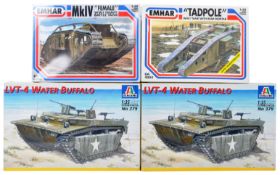 COLLECTION OF ITALERI & EMHAR FACTORY SEALED PLASTIC MODEL KITS