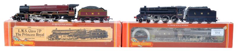 TWO ORIGINAL VINTAGE HORNBY 00 GAUGE MODEL RAILWAY LOCOMOTIVES