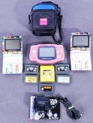 COLLECTION OF NINTENDO GAME BOYS AND GAMES