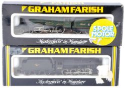 TWO ORIGINAL GRAHAM FARISH N GAUGE MODEL RAILWAY LOCOMOTIVES
