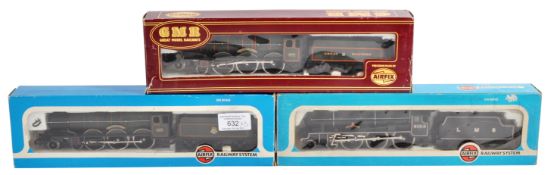 COLLECTION OF X3 AIRFIX 00 GAUGE MODEL RAILWAY LOCOMOTIVES