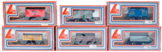 COLLECTION OF X6 LIMA 00 GAUGE MODEL RAILWAY ROLLING STOCK WAGONS