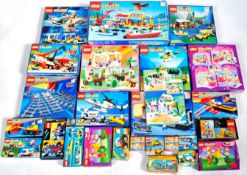 COLLECTION OF VINTAGE EMPTY LEGO BOXES & STORAGE CONTAINERS