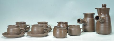 20TH CENTURY STONEWARE TEA SERVICE / COFFEE SET