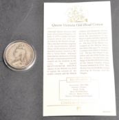 VICTORIAN SILVER CROWN DATED 1888