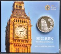 THE ROYAL MINT - BIG BEN - £100 FINE SILVER COIN