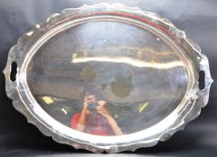 MID 20TH CENTURY MAPPIN AND WEBB SILVER PLATED SERVING / BUTLERS TRAY