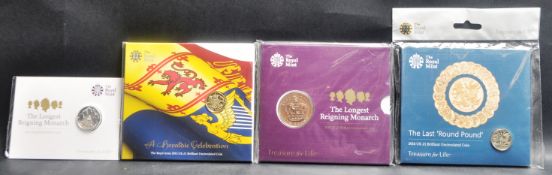 ROYAL MINT - COLLECTION OF X4 UNCIRCULATED COIN PRESENTATION SETS