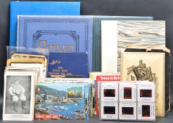 EPHEMERA - COLLECTION OF ASSORTED POSTCARDS, SCRAP ALBUMS ETC