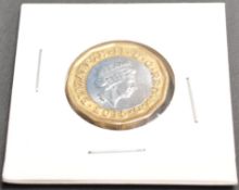 THE ROYAL MINT - TRIAL PIECE £1 COIN 2015