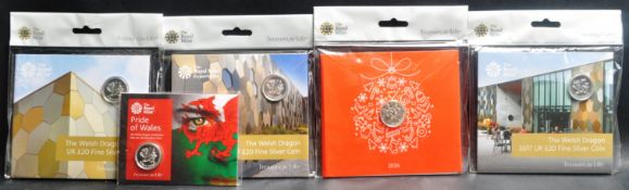 ROYAL MINT - £20 UNCIRCULATED PRESENTATION COINS