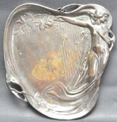 EARLY 20TH ART NOUVEAU STYLE TRAY IN THE MANNER OF WMF