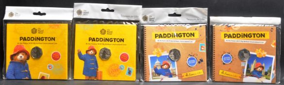 THE ROYAL MINT - PADDINGTON BEAR 50P COMMEMORATIVE COIN SET