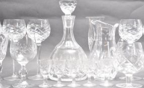 LARGE COLLECTION OF CUT GLASS WARE