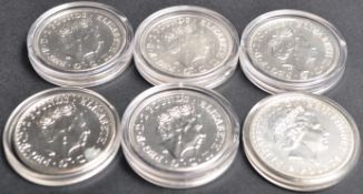 COINS - COLLECTION OF 1OZ SILVER PROOF / UNCIRCULATED