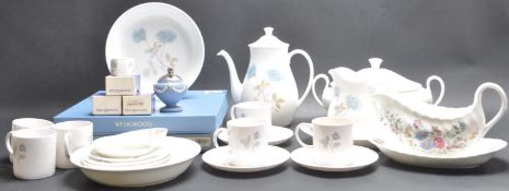 MID 20TH CENTURY WEDGWOOD ICE ROSE TEA SERVICE