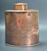 CIRCA 1920S ART NOUVEAU TEA CADDY