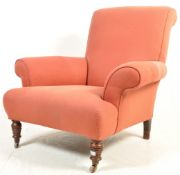 19TH CENTURY VICTORIAN HOWARD STYLE ARMCHAIR