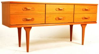 FRANK GUILLE - AUSTINSUITE - 1960'S TEAK SIX DRAWER SIDEBOARD