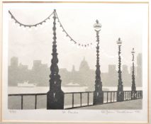 LATE 20TH CENTURY PRINT OF ST PAULS CATHEDRAL BY JOHN TRENTHAM