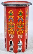 RETRO VINTAGE 20TH CENTURY MOROCCAN SIDE TABLE / OCCASIONAL TABLE