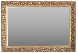 CONTEMPORARY RECTANGULAR GILT MIRROR
